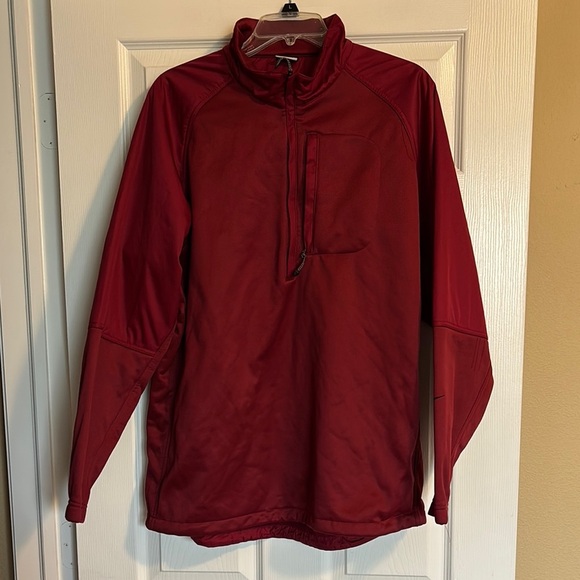 Nike Other - Nike Golf Therma-Fit men’s red half zip golf jacket size large